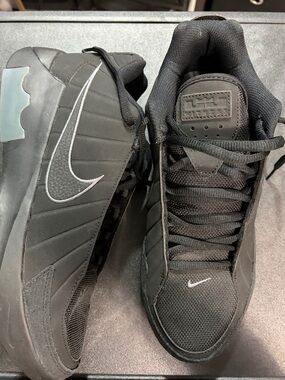 Nike LeBron Witness Black Sneakers with Silver Swoosh Accents